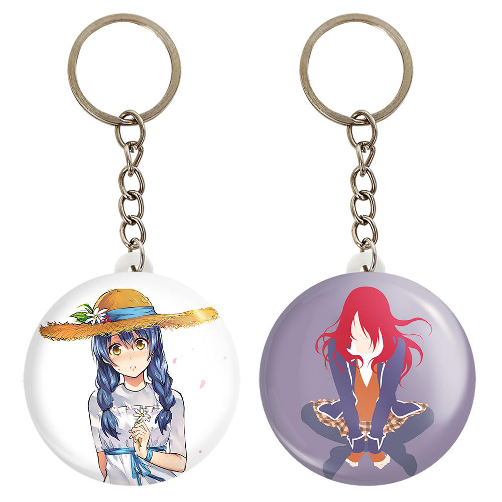 جاکلیدی خندالو مدل ریندو و مگومی انیمه جنگ غذاها کد 1697116965 مجموعه 2 عددی