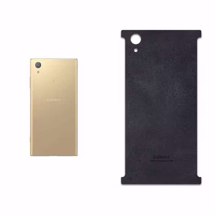 برچسب پوششی ماهوت مدل Graphite Buffalo Leather مناسب برای گوشی موبایل سونی Xperia XA1 Plus