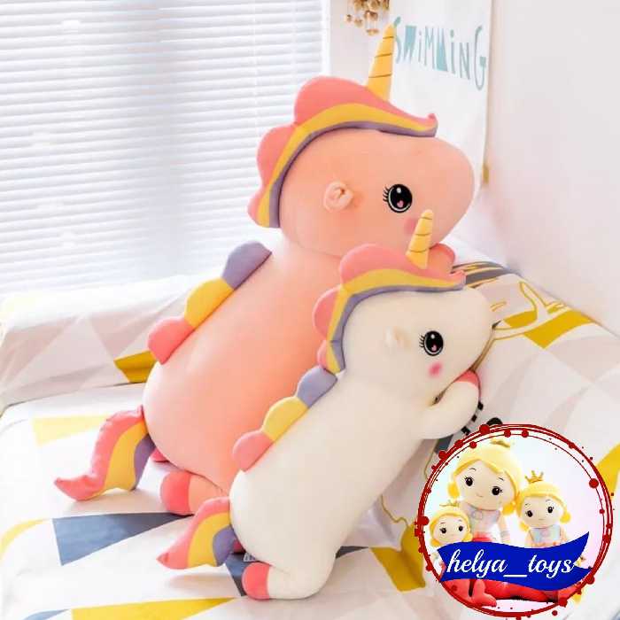 عروسک یونیکورن رنگین کمان سایز 30 با ارسال پستی رایگان