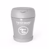 فلاسک غذای استیل 350 میل تویست شیک طوسی Twistshake