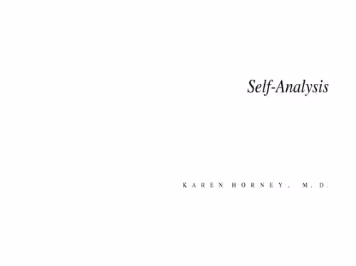 خرید و دانلود نسخه کامل کتاب Self-Analysis