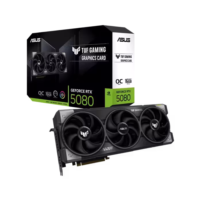 ASUS TUF RTX5080 OC 16GB GDDR7 | قدرت انفجاری نسل جدید