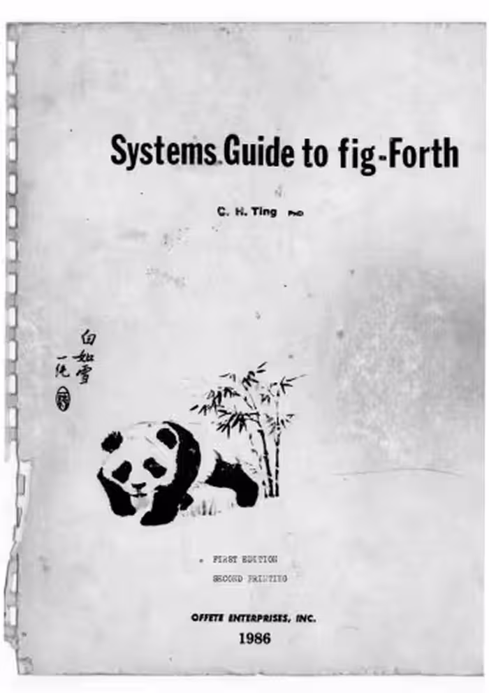 خرید و دانلود نسخه کامل کتاب Systems Guide to fig-Forth