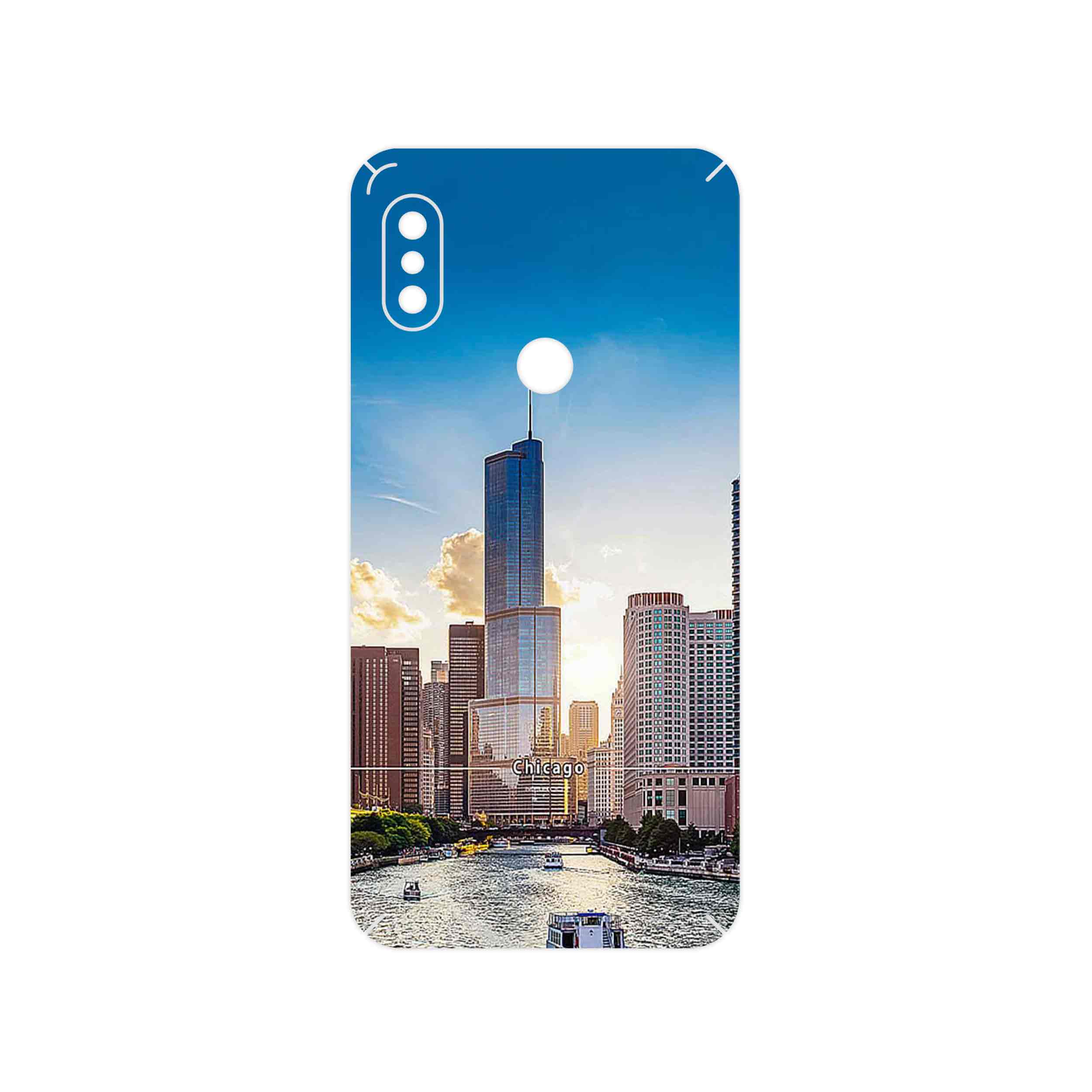 برچسب پوششی ماهوت مدل City of Chicago مناسب برای گوشی موبایل شیائومی Redmi Note 6 Pro