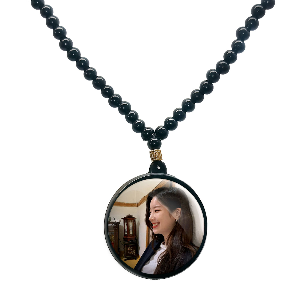 گردنبند پرمانه طرح تو ایس کد pmd.19550 مدل دو طرفه