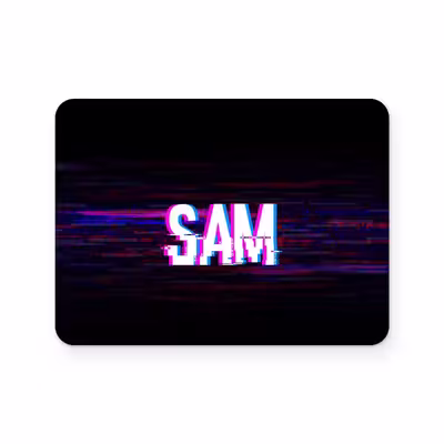برچسب تاچ پد دسته بازی پلی استیشن 4 ونسونی طرح SAM