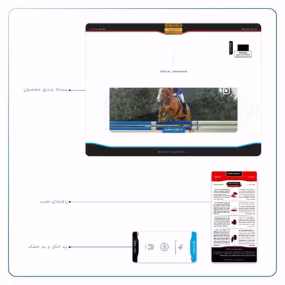 برچسب پوششی ماهوت مدل Equestrianism مناسب برای تبلت سامسونگ Galaxy Tab S3 9.7 2017 T820