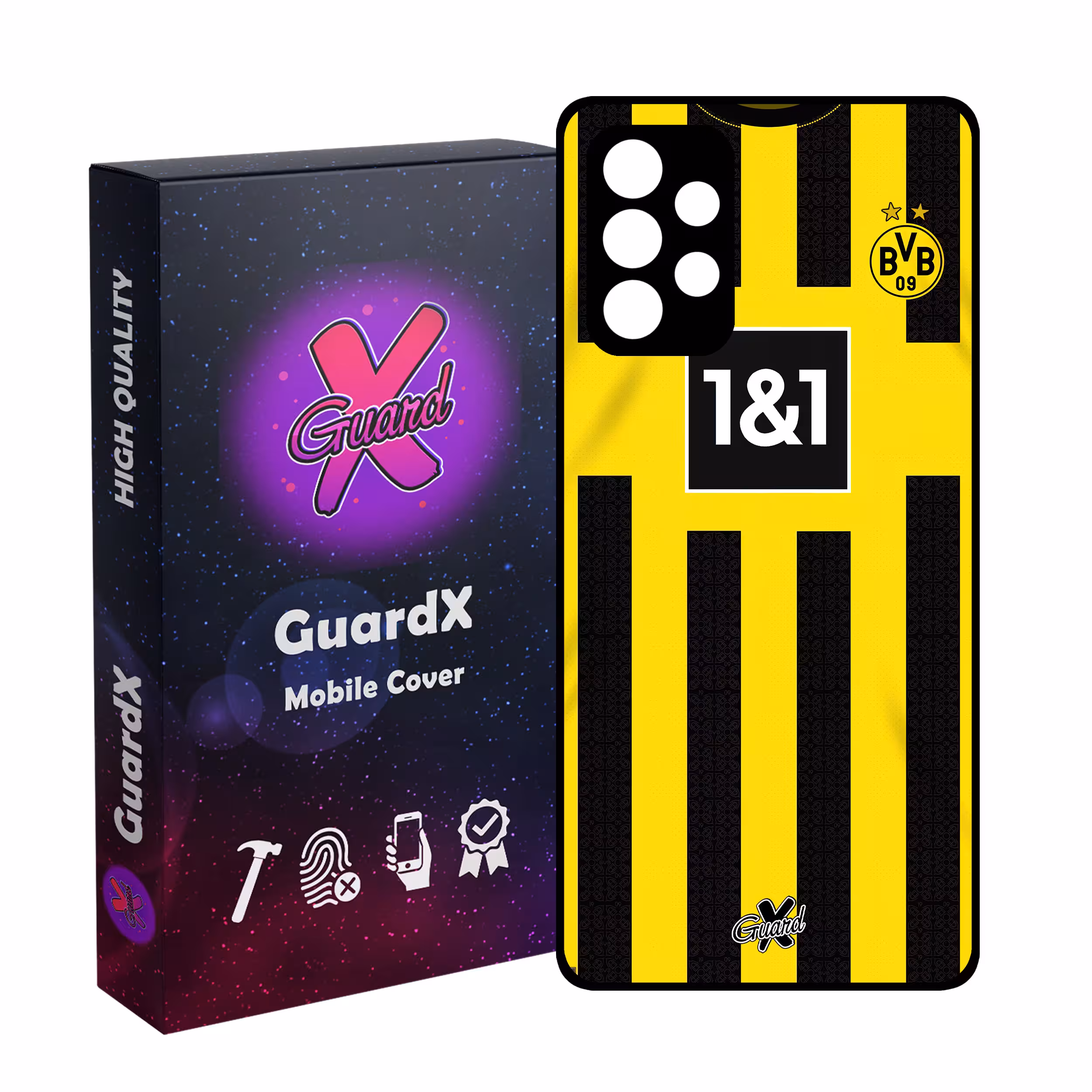 کاور گارد ایکس طرح دورتموند مدل Glass10466 مناسب برای گوشی موبایل سامسونگ Galaxy A52/A52S