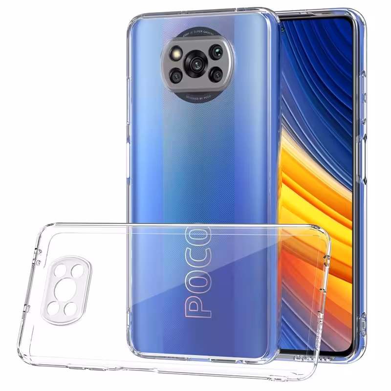 قاب گوشی Xiaomi Poco X3 Pro مدل ژله ای محافظ لنزدار