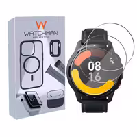 محافظ صفحه نمایش شیشه ای واچ من مدل SH-WM مناسب برای ساعت هوشمند شیائومی S1 ACTIVE بسته دو عددی | کالا برتری