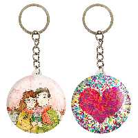 جاکلیدی خندالو مدل عاشقانه کد 18551858 مجموعه 2 عددی