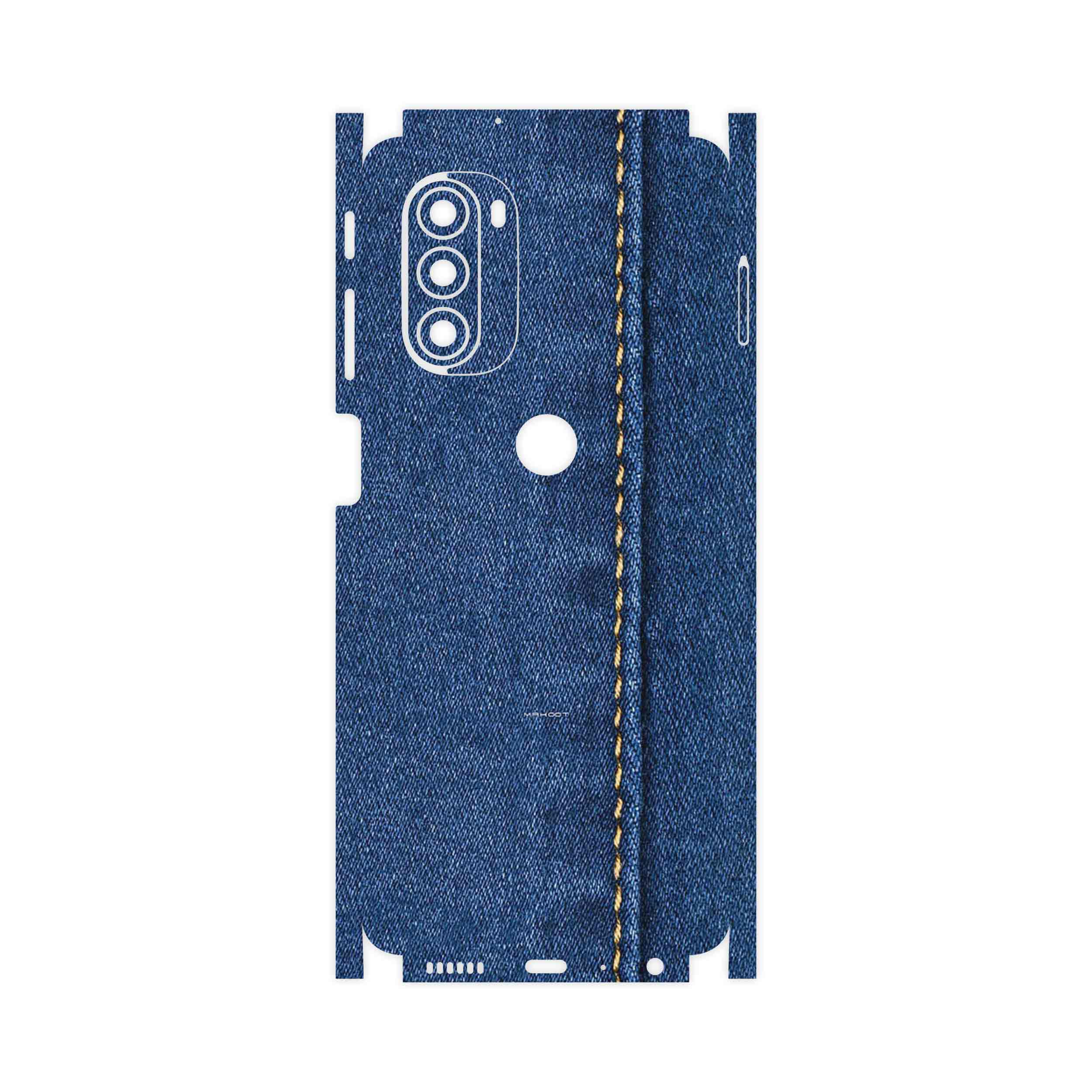 برچسب پوششی ماهوت مدل Fabric Texture 8-FullSkin مناسب برای گوشی موبایل موتورولا Moto G51 5G