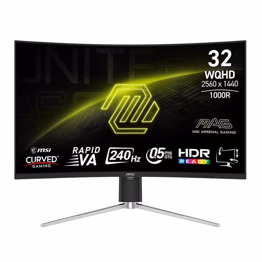 قیمت و خرید مانیتور خمیده گیمینگ 32 اینچ ام اس آی مدل MAG 325CQRXF E2 | یاس ارتباط