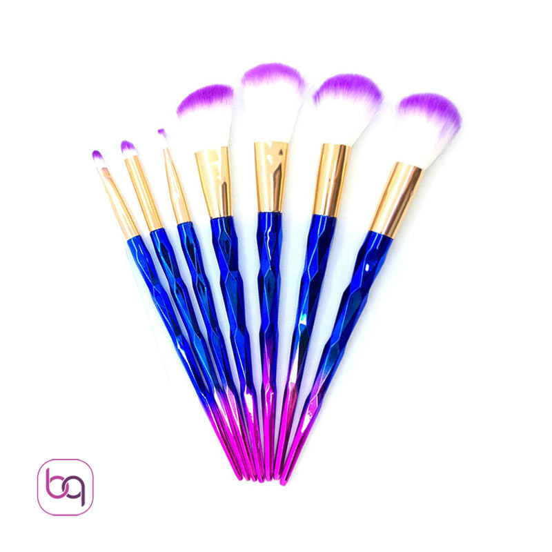 براش 7 تکه دسته الماسی - خرید براش و ست براش خارجی و اصل