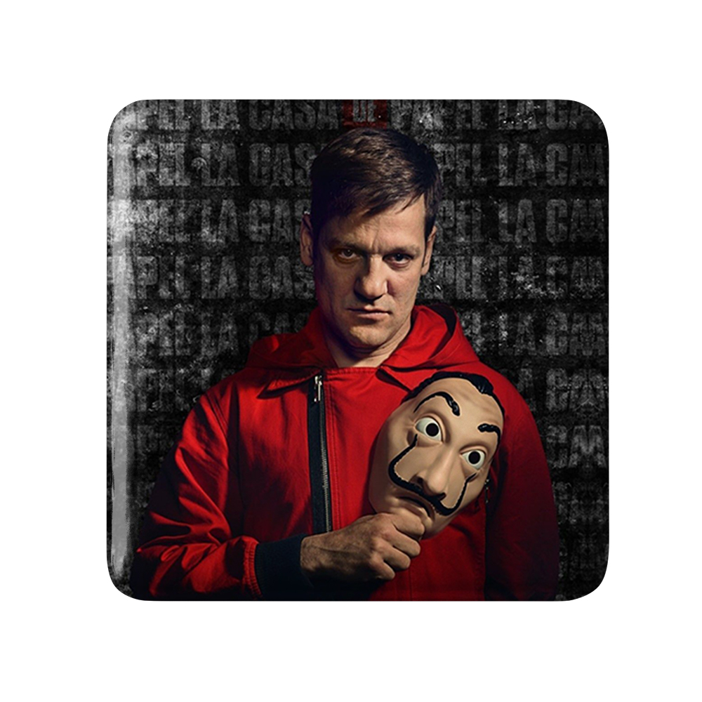 پیکسل خندالو طرح مارتین بروتر سریال Money Heist کد 3228