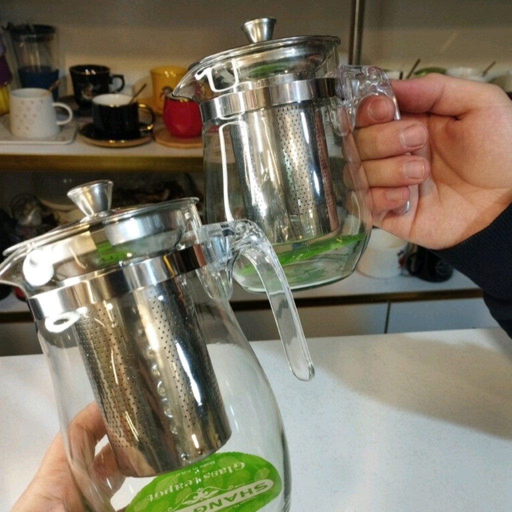 قوری پیرکس 900میلی لیتری  (کوچک)مدل ایگوری مناسب انواع چای و دمنوش لطفا قبل از سفارش موجودی بگیرید