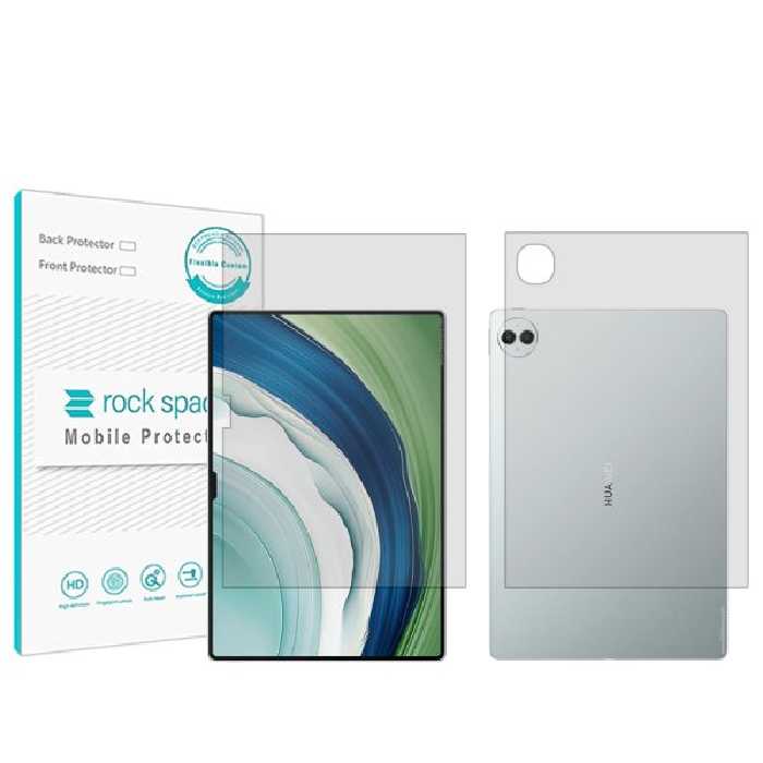 گلس صفحه نمایش و پشت تبلت هوآوی MatePad Pro 13.2 مدل نانو هیدروژل شفاف برند راک اسپیس کد XLXL