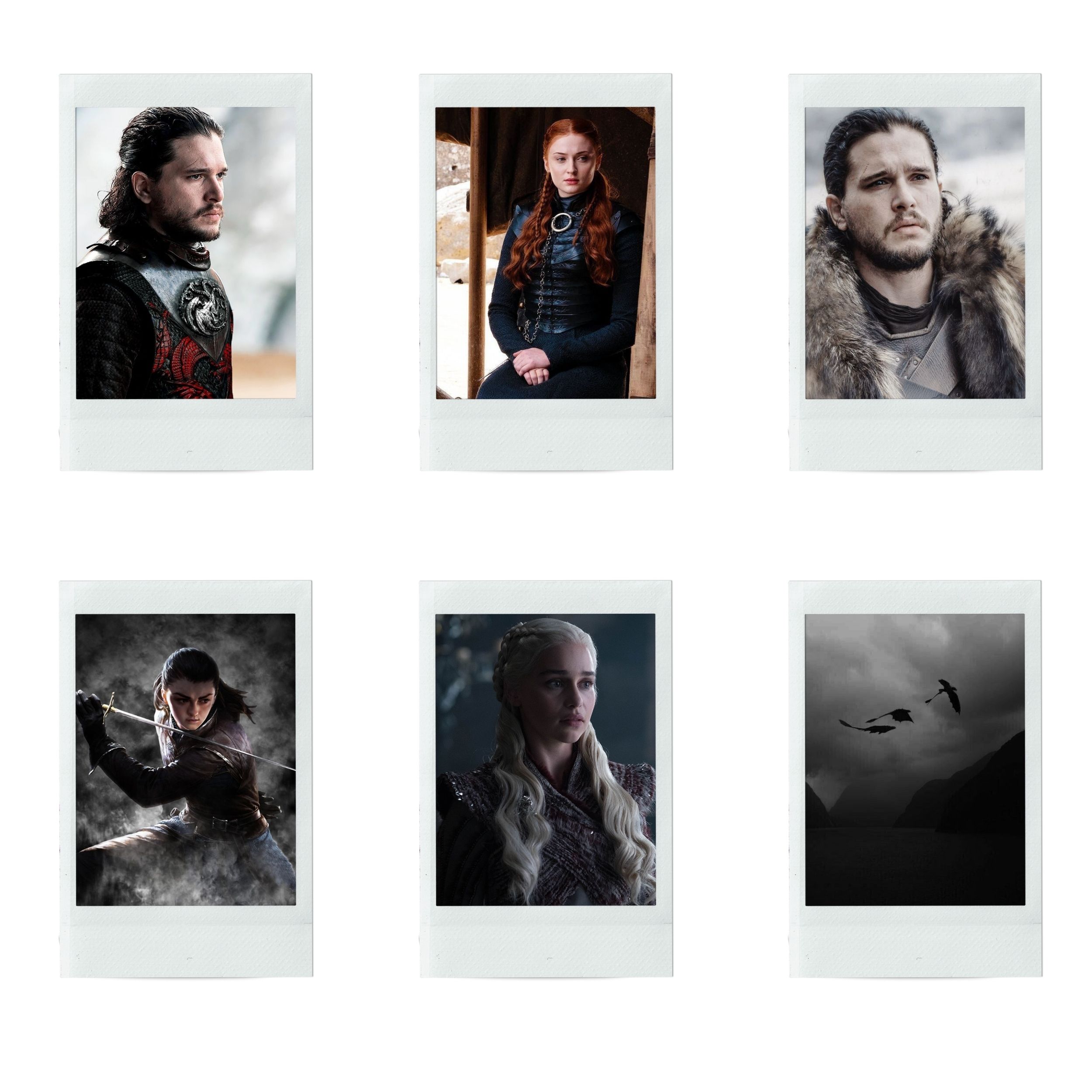 آویز تزیینی مدل game of thrones8 مجموعه 6 عددی