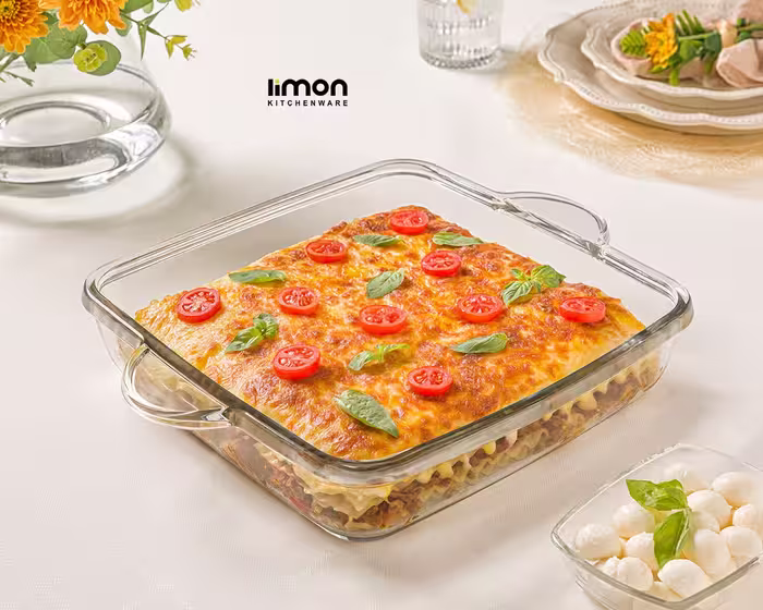 تابه چهارگوش شیشه‌ای 3 لیتر کد محصول: 223800
