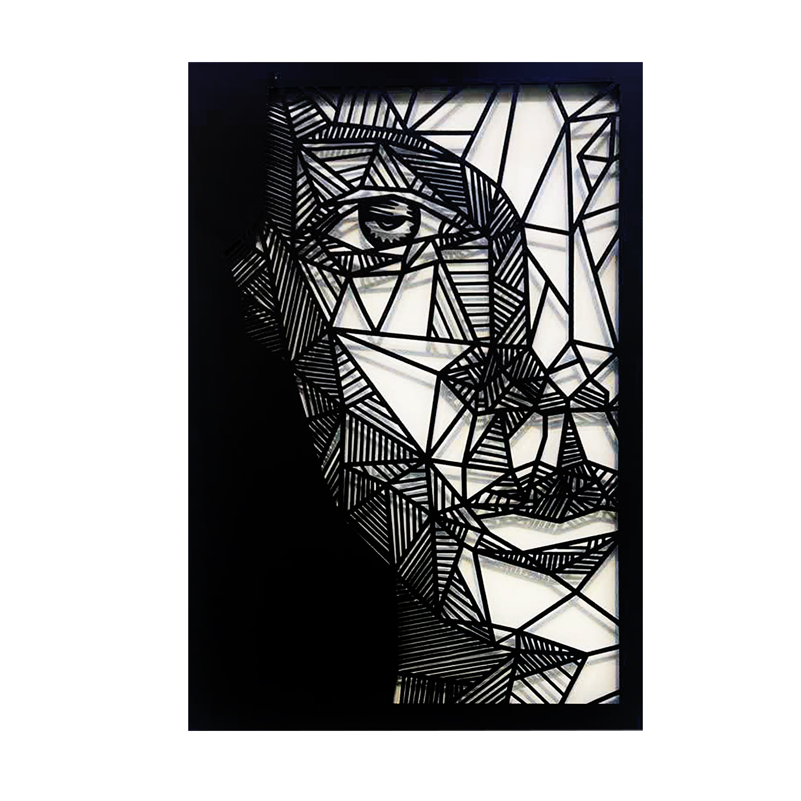 تابلو مدرن طرح چهره مدل HJ98K