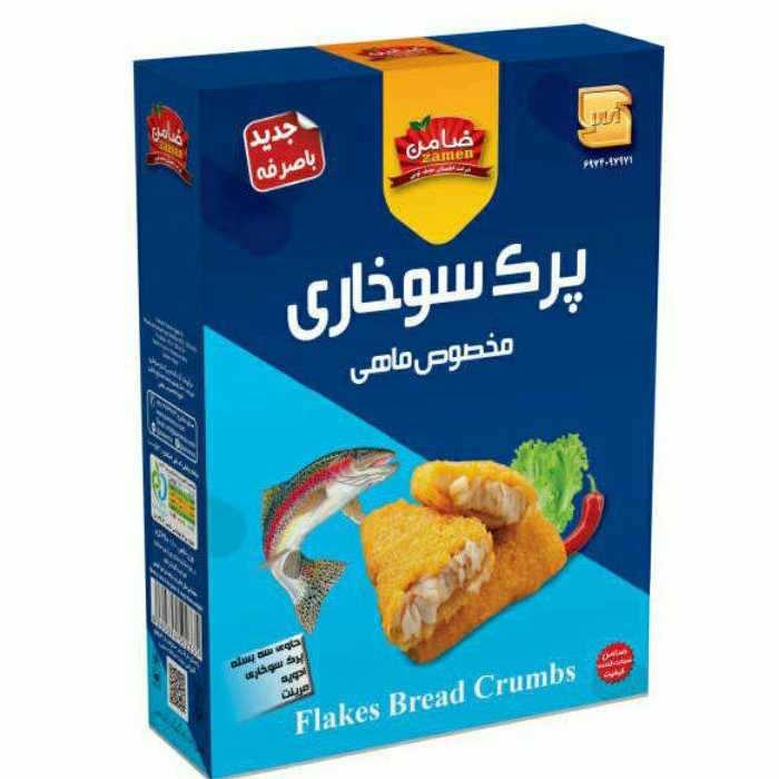 پرک سوخاری درشت(پانکو)مخصوص ماهی به همراه ادویه و مرینت مخصوص
