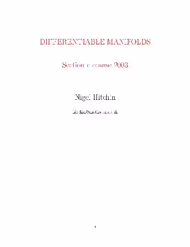 خرید و دانلود نسخه کامل کتاب Differentiable manifolds