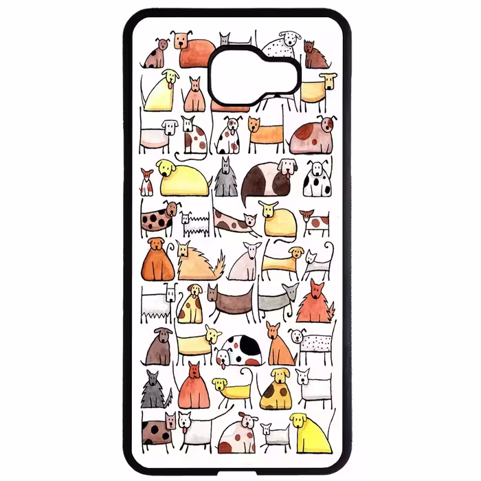 کاور طرح سگ ها کد 9656 مناسب برای گوشی موبایل سامسونگ galaxy a5 2016