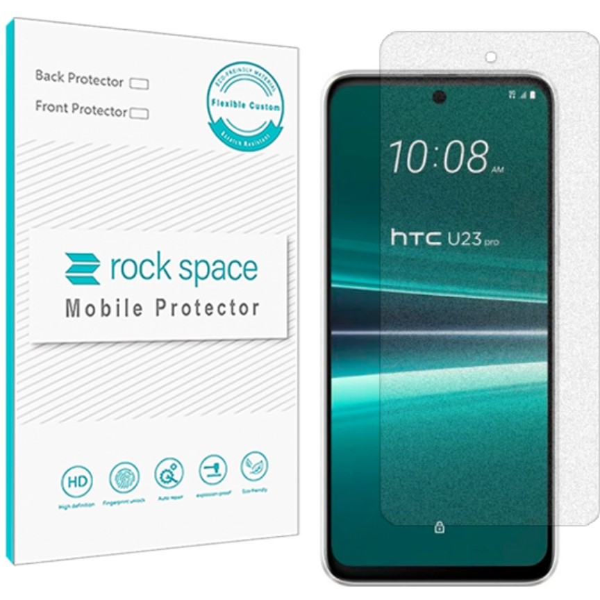 گلس مات نانو و ضد ضربه گوشی اچ تی سی U23 PRO  برند راک اسپیس   