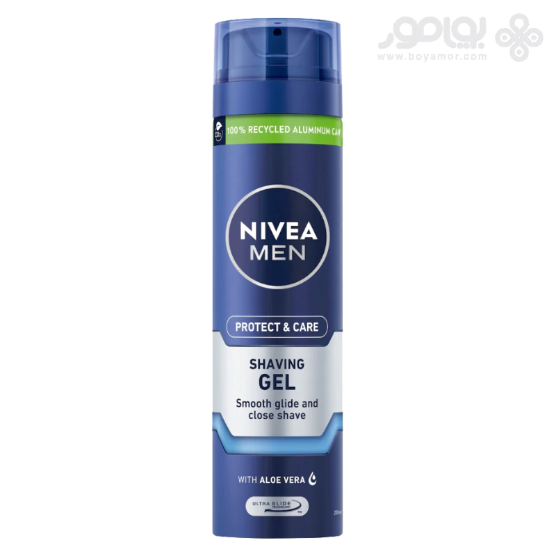 ژل اصلاح مردانه نیوا مدل PROTECT AND CARE حجم 200 میل