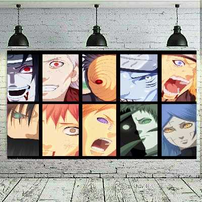 تابلو شاسی طرح انیمه نارتو مدل SDT1823