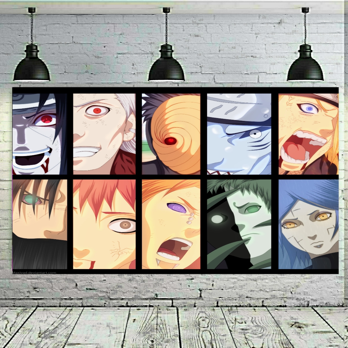 تابلو شاسی طرح انیمه نارتو مدل SDT1823