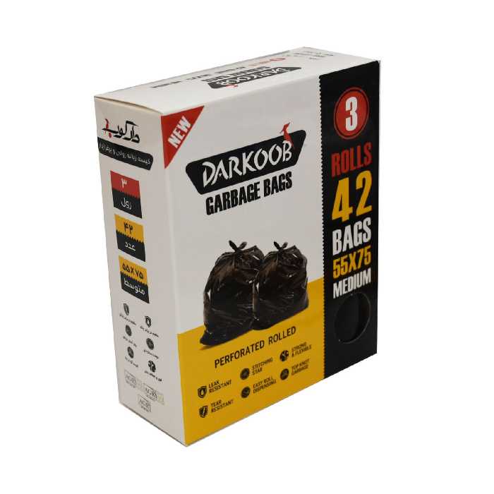 کیسه زباله دارکوب مدل 01 بسته 42 عددی