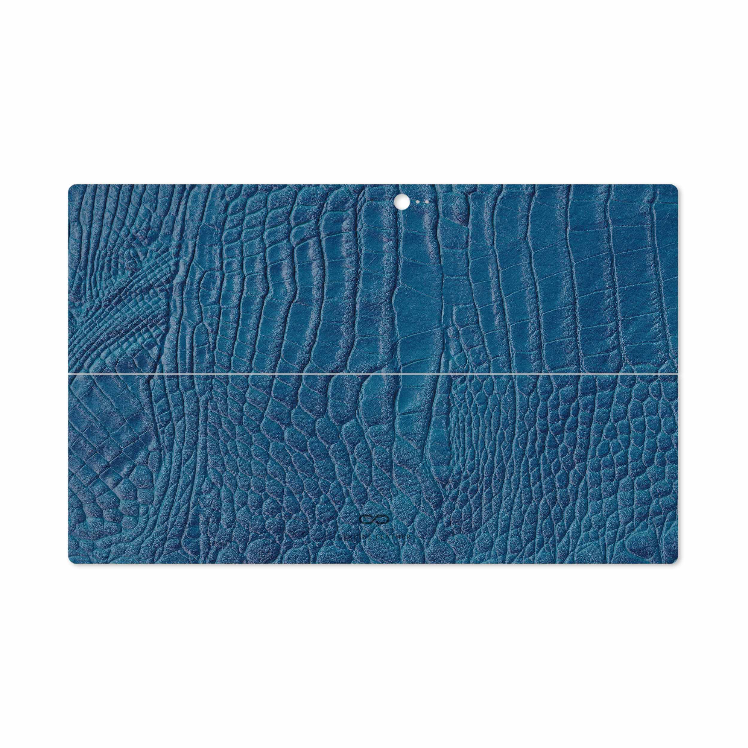 برچسب پوششی ماهوت مدل Blue-Crocodile-Leather مناسب برای تبلت مایکروسافت Surface 2 RT 2013