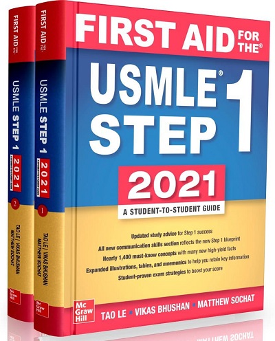 FIRST AID for the USMLE STEP 1 2021 2Vol Hardcover - کتاب پزشکی بهار