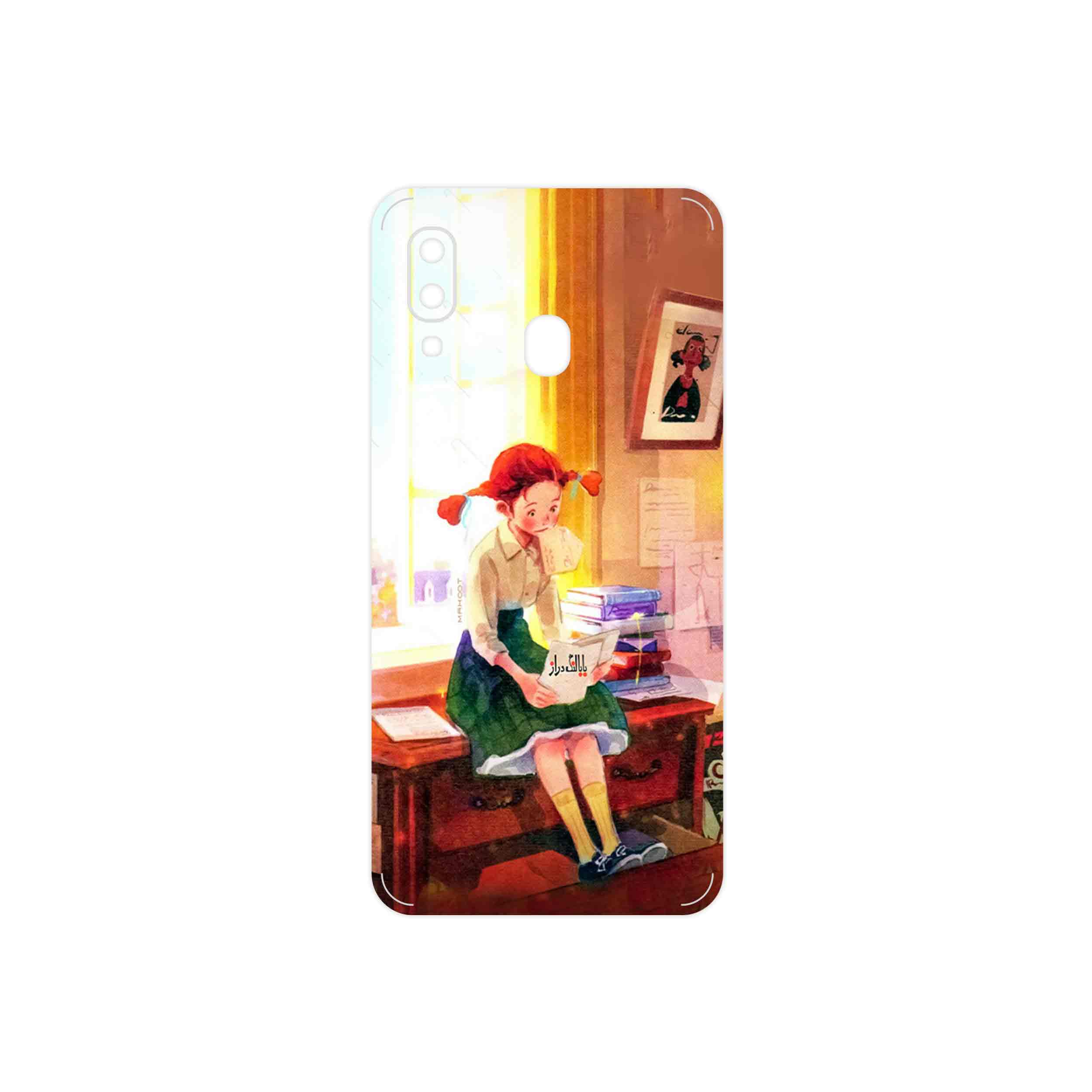 برچسب پوششی ماهوت مدل Watashi No Ashinaga Ojisan مناسب برای گوشی موبایل سامسونگ Galaxy A40