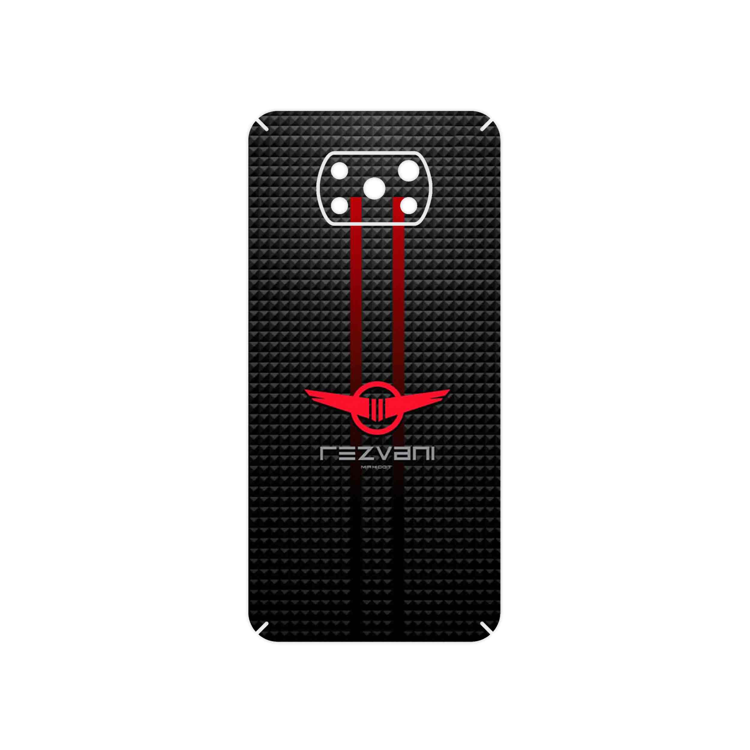 برچسب پوششی ماهوت مدل Rezvani Motors مناسب برای گوشی موبایل شیائومی Poco X3 Pro
