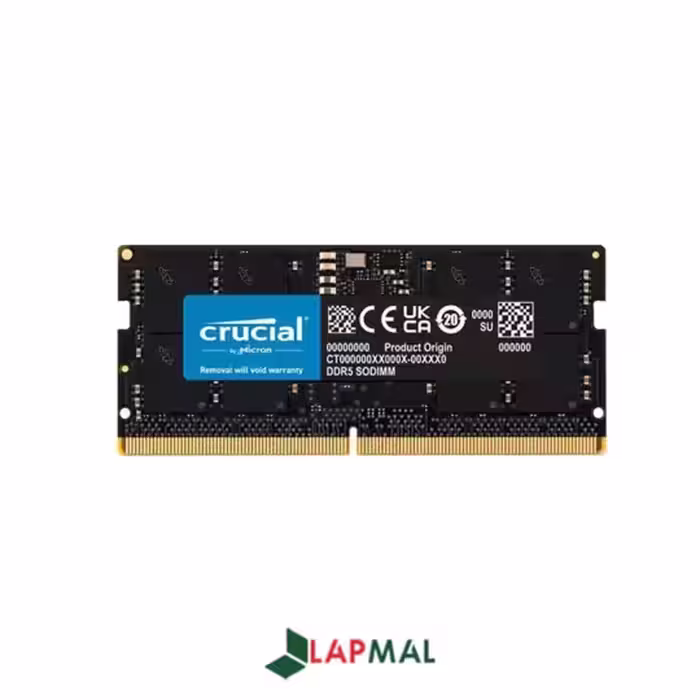 رم لپ تاپ DDR5 تک کاناله 5600 مگاهرتز CL46 کروشیال مدل CT32 ظرفیت 32 گیگابایت
فروشگاه اینترنتی تخصصی لپتاپ لپ مال