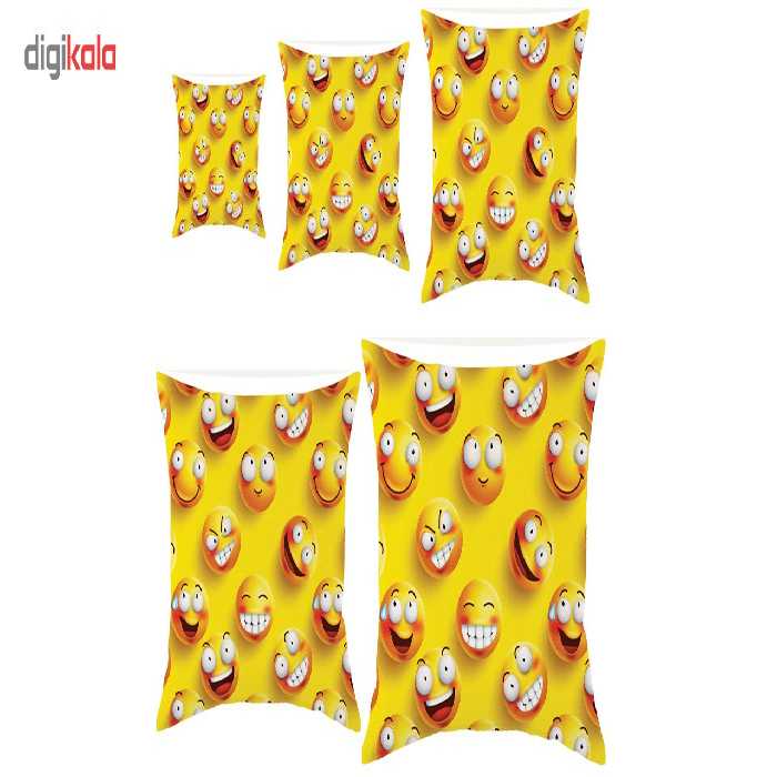 کوسن رنس کد S5-10099 مجموعه 5 عددی کوچک تا بزرگ