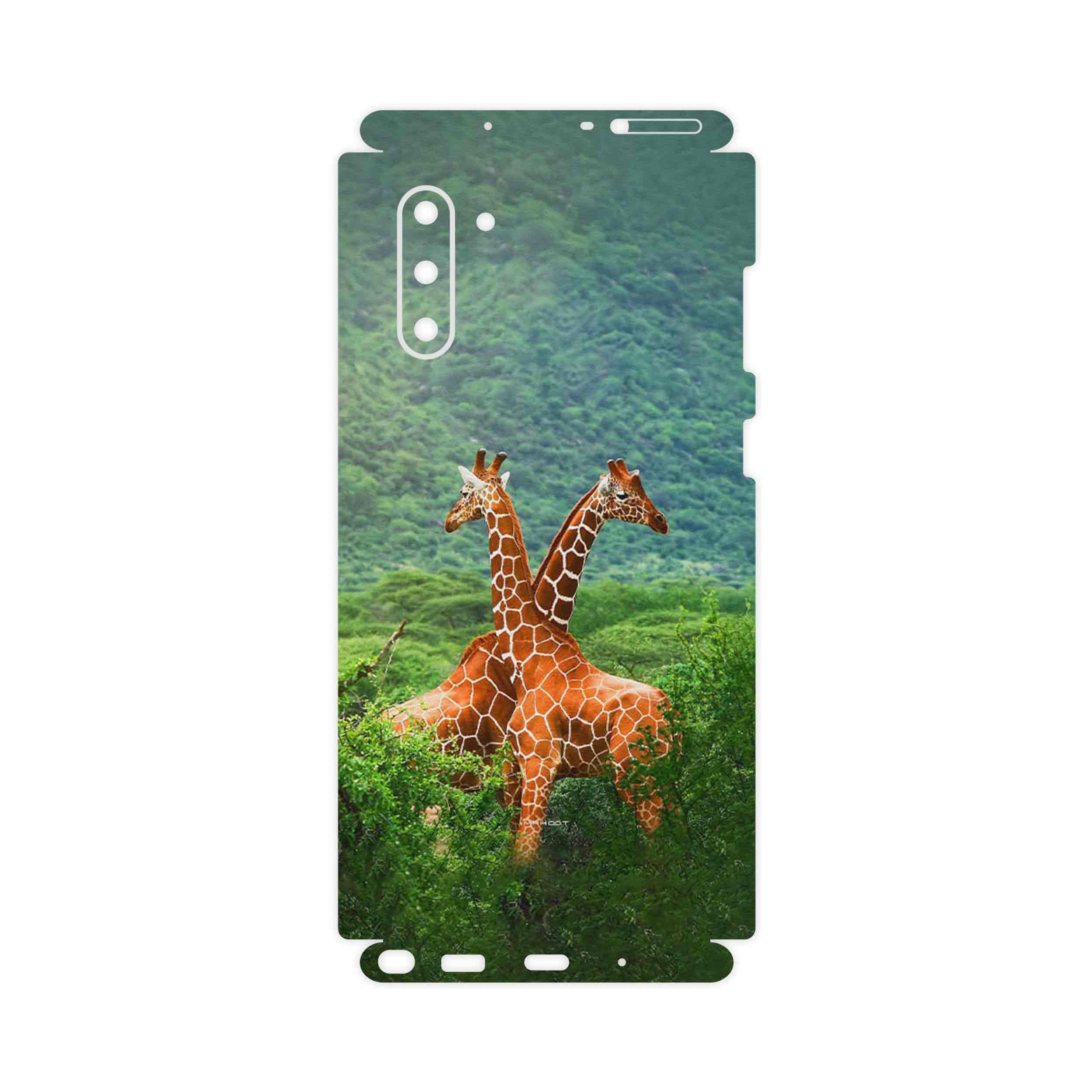 برچسب پوششی ماهوت مدل Giraffe-FullSkin مناسب برای گوشی موبایل سامسونگ Galaxy Note 10
