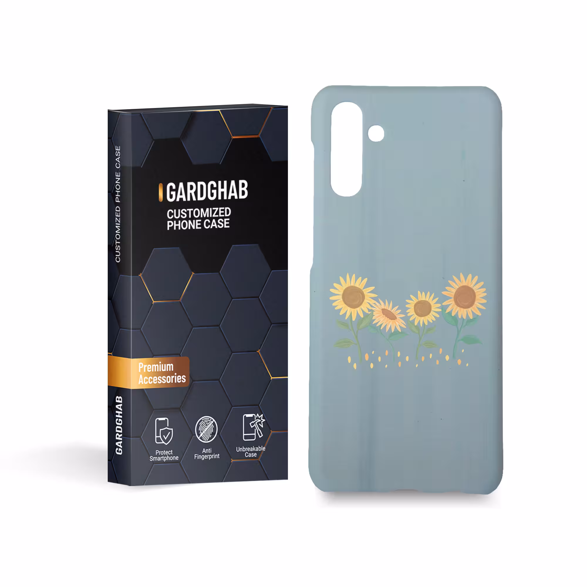کاور گارد قاب مدل گل مناسب برای گوشی موبایل سامسونگ Galaxy A13 5g / A04s
