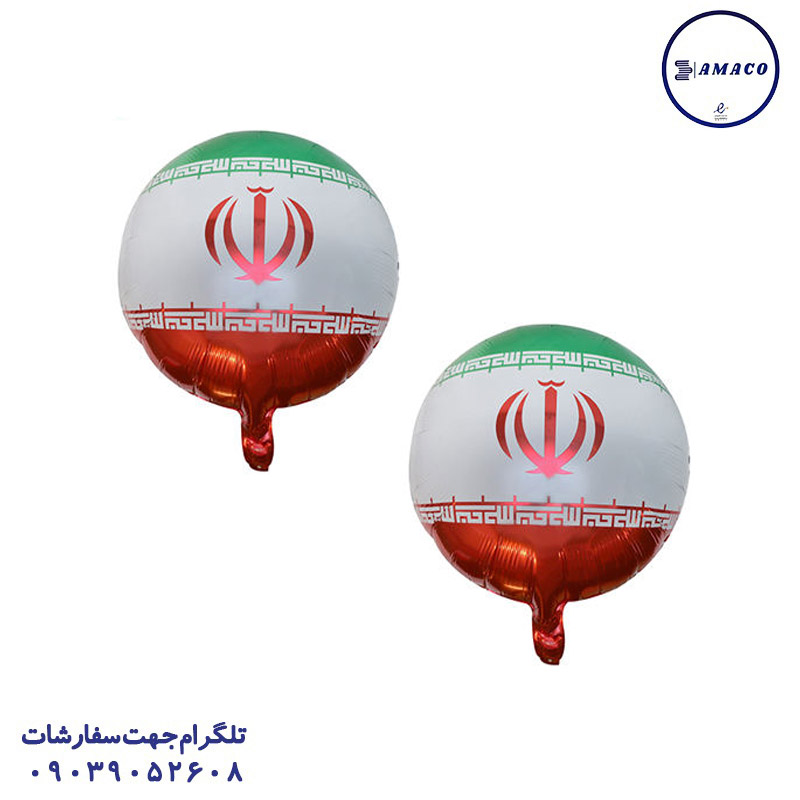 بادکنک فویلی پرچم ایران تولد