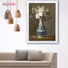 تابلو گالری استاربوی طرح گل مدل هنری L78