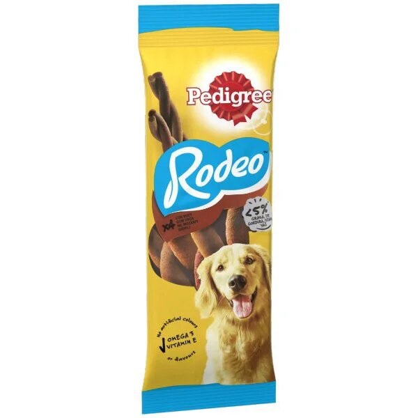 تشویقی سگ پدیگری مدل rodeo وزن 70 گرم