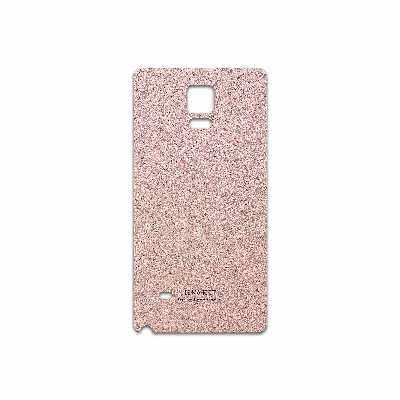 برچسب پوششی ماهوت مدل Rose Gold Leather مناسب برای گوشی موبایل سامسونگ Galaxy Note 4