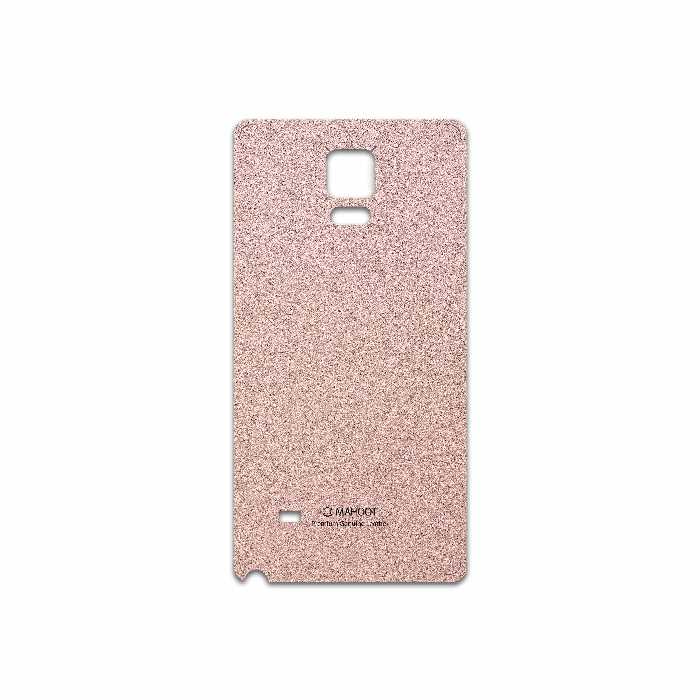 برچسب پوششی ماهوت مدل Rose Gold Leather مناسب برای گوشی موبایل سامسونگ Galaxy Note 4