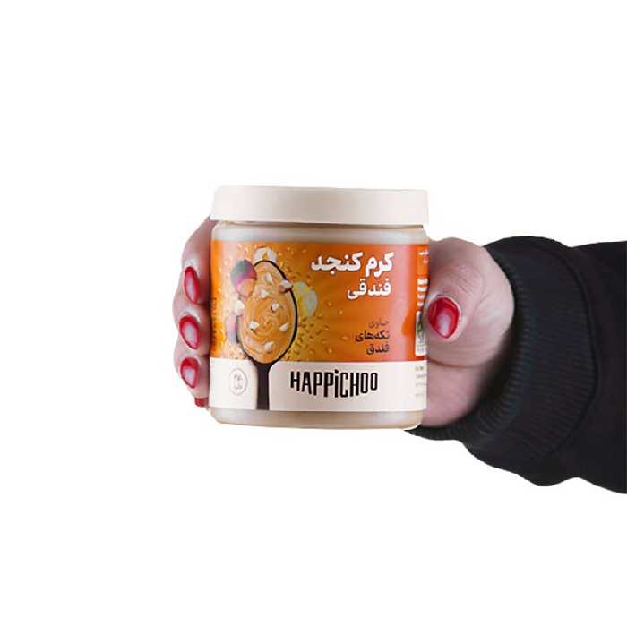 کرم کنجد فندق هپی چو 270گرمی