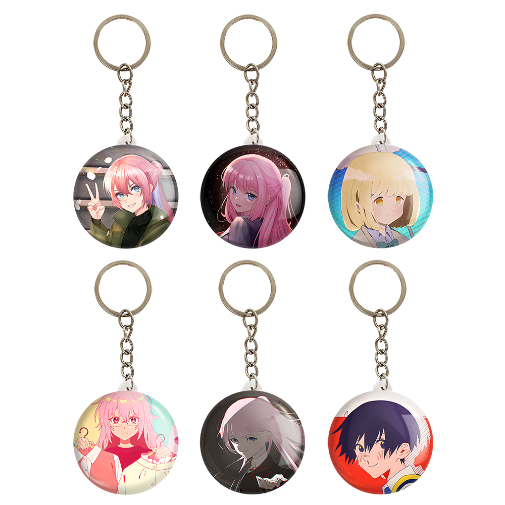 جاکلیدی خندالو مدل انیمه شیکیموری کد 823A مجموعه 6 عددی