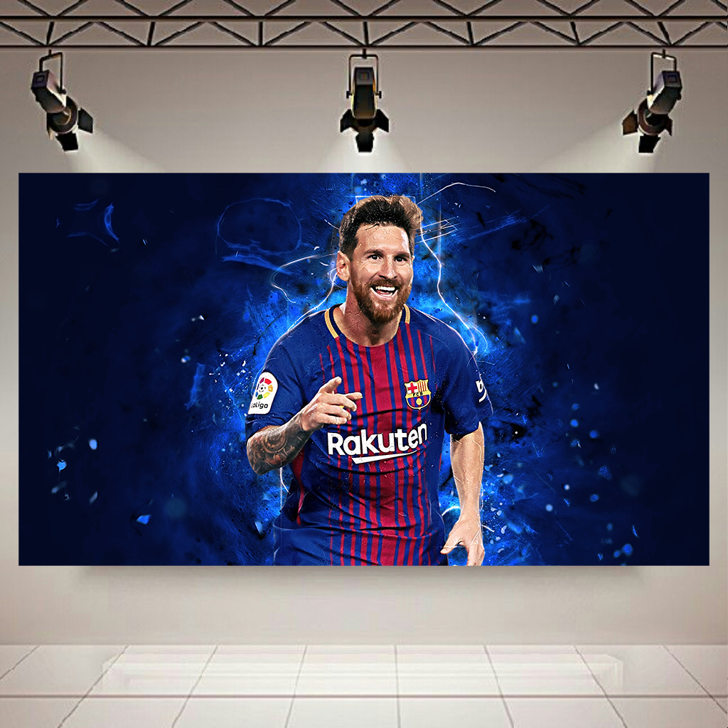 تابلو شاسی طرح فوتبال مدل لیونل مسی کد AR6710