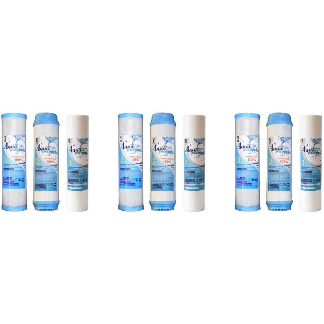 فیلتر دستگاه تصفیه آب آکوا پیورست مدل LX-09 مجموعه 9 عددی