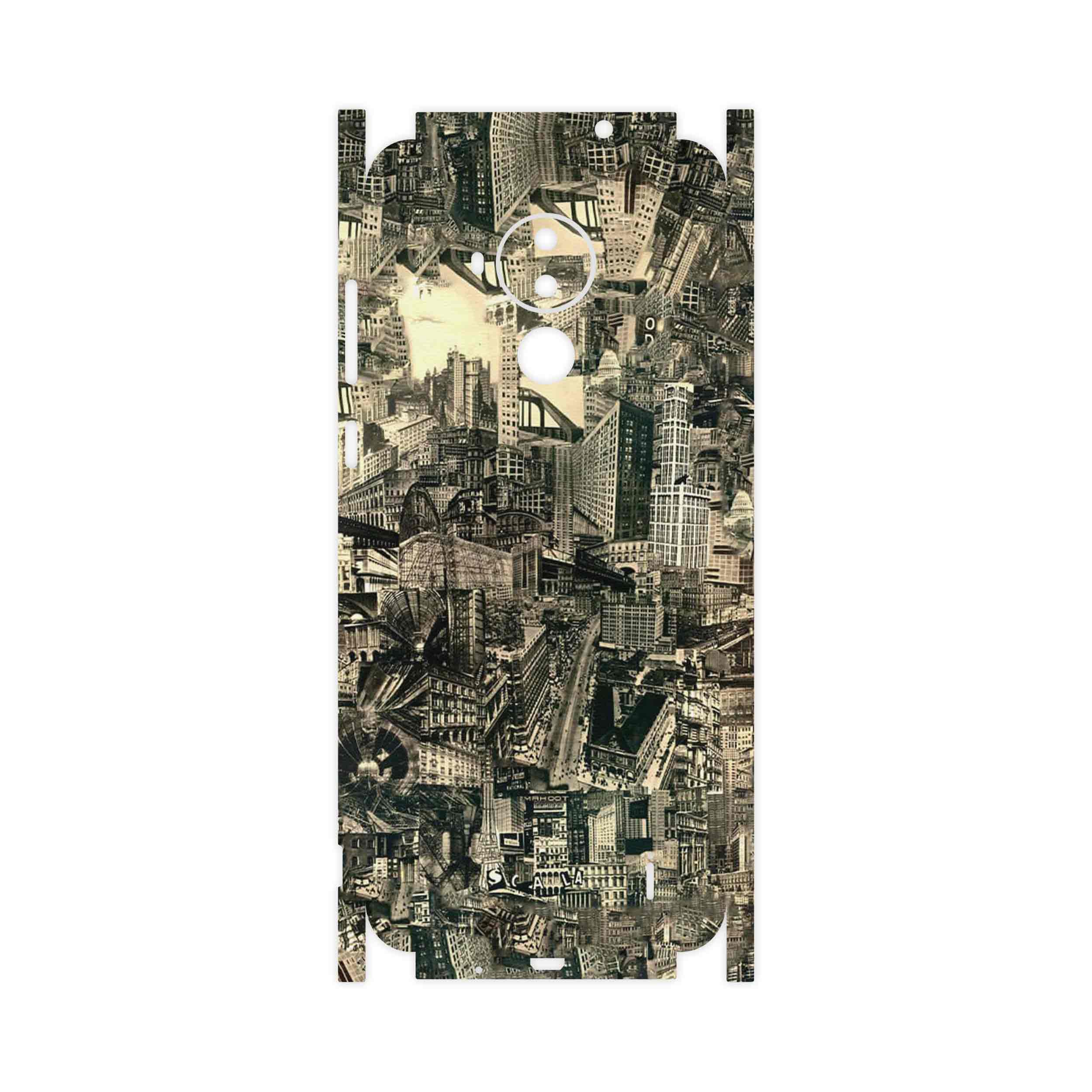 برچسب پوششی ماهوت مدل Collage of Skyscraper-FullSkin مناسب برای گوشی موبایل نوکیا C30